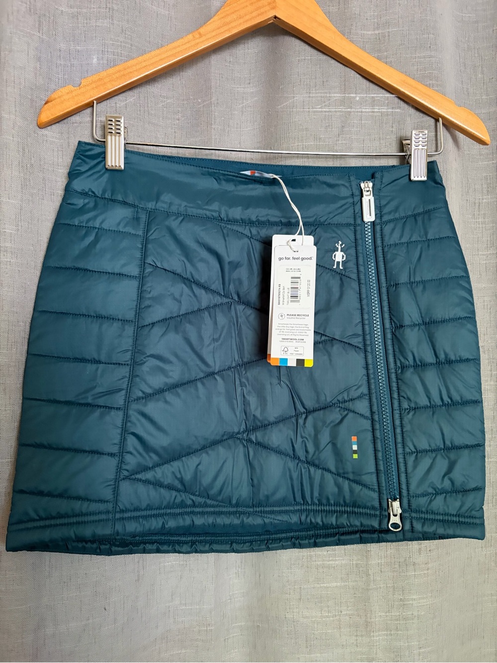 Smartwool Smartloft Zip Skirt Twilight Blue NWT XS